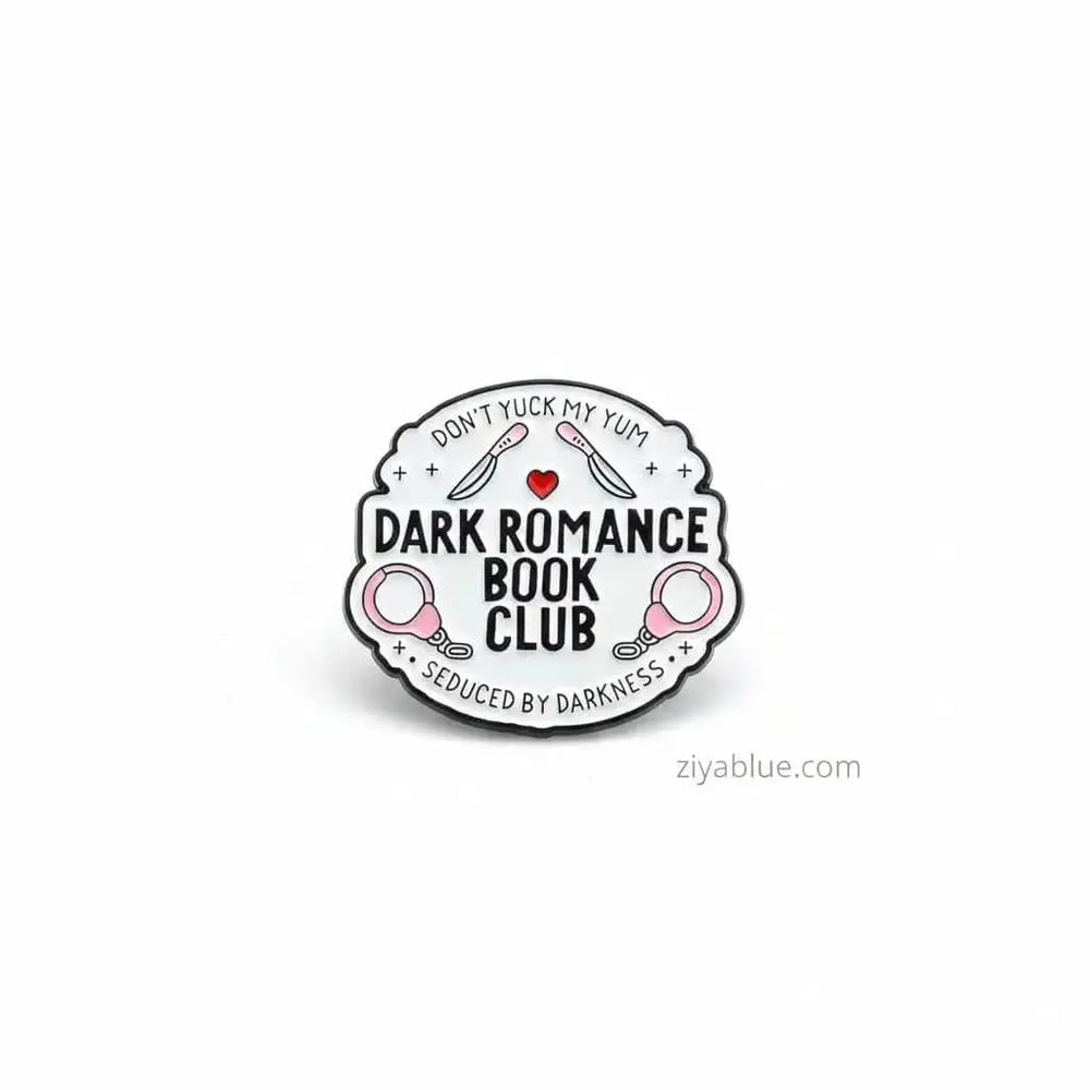 Dark Romance Book Pin - Seduced by Darkness Ziya Blue Ziya Blue