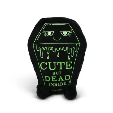 Dead Inside Coffin Plush - Slay from Six Feet Under Punchkins Ziya Blue