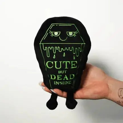 Dead Inside Coffin Plush - Slay from Six Feet Under Punchkins Ziya Blue