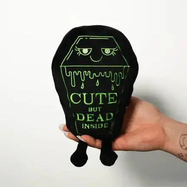 Dead Inside Coffin Plush - Slay from Six Feet Under Punchkins Ziya Blue