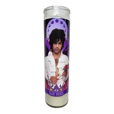Dearly Beloved: Prince Patron Saint Altar Candle The Luminary Ziya Blue