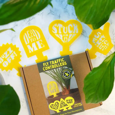 Decorative Fruit Fly Traps - The "Fly Traffic Controllers" Bubblegum Stuff Ziya Blue