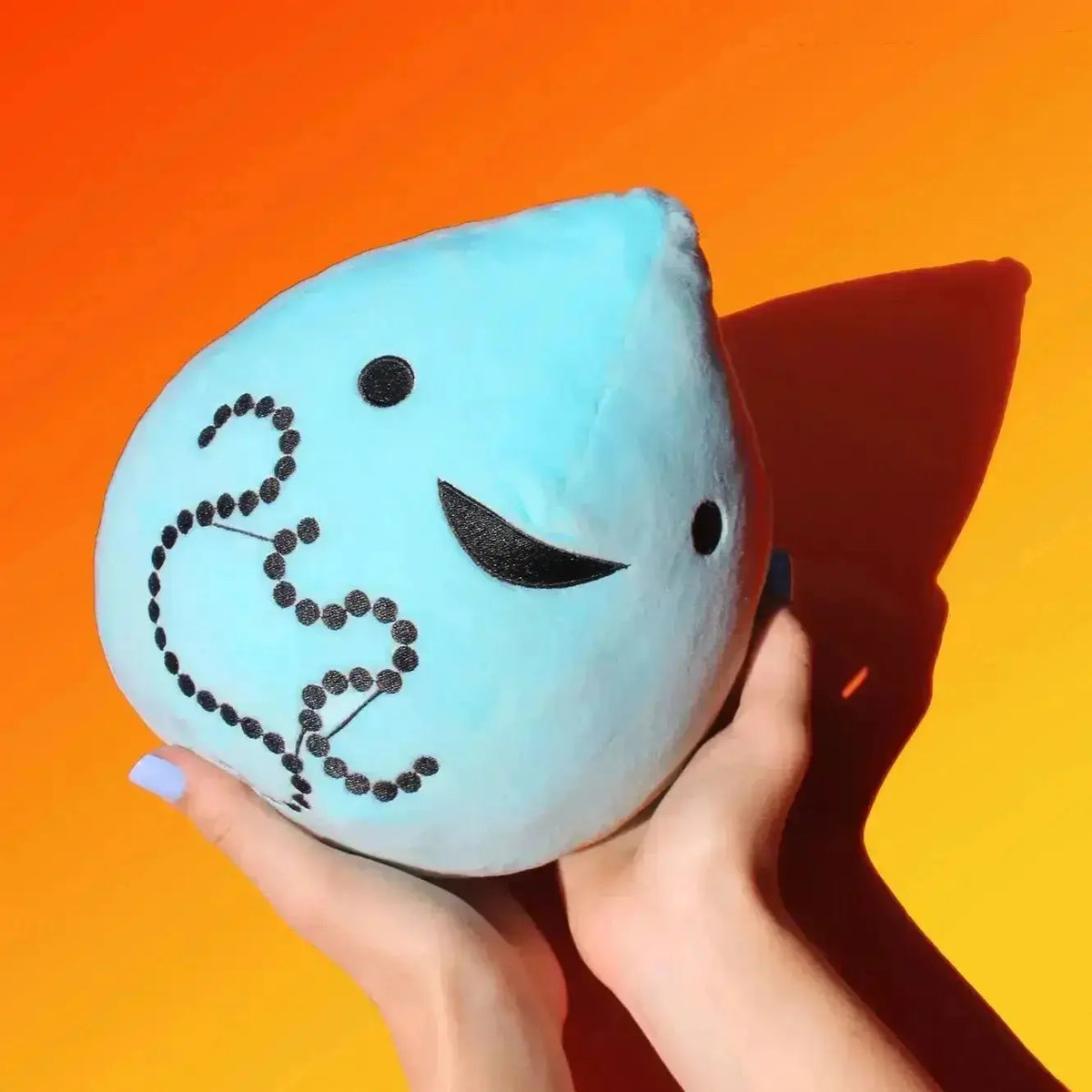 Diabetes Plushie: Cute T1D Humor I Heart Guts Ziya Blue