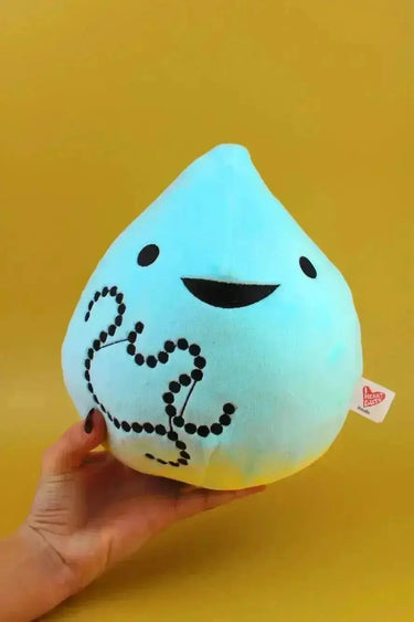 Diabetes Plushie: Cute T1D Humor I Heart Guts Ziya Blue