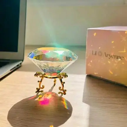 Diamond Desk Suncatcher Maeve Toys Ziya Blue