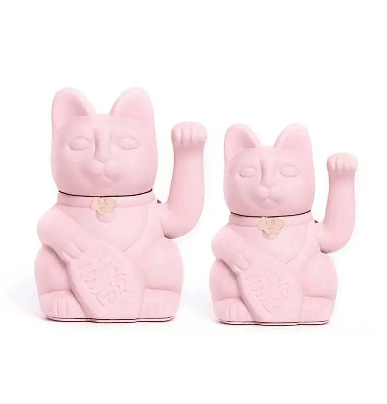 Diminuto Lucky Cat: Waving Figurine Diminuto Cielo Ziya Blue