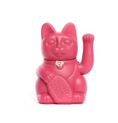 Diminuto Lucky Cat: Waving Figurine Diminuto Cielo Ziya Blue