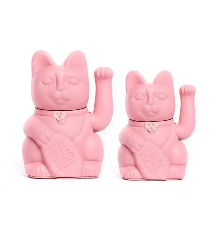 Diminuto Lucky Cat: Waving Figurine Diminuto Cielo Ziya Blue