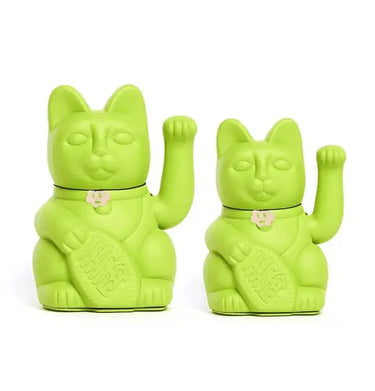 Diminuto Lucky Cat: Waving Figurine Diminuto Cielo Ziya Blue