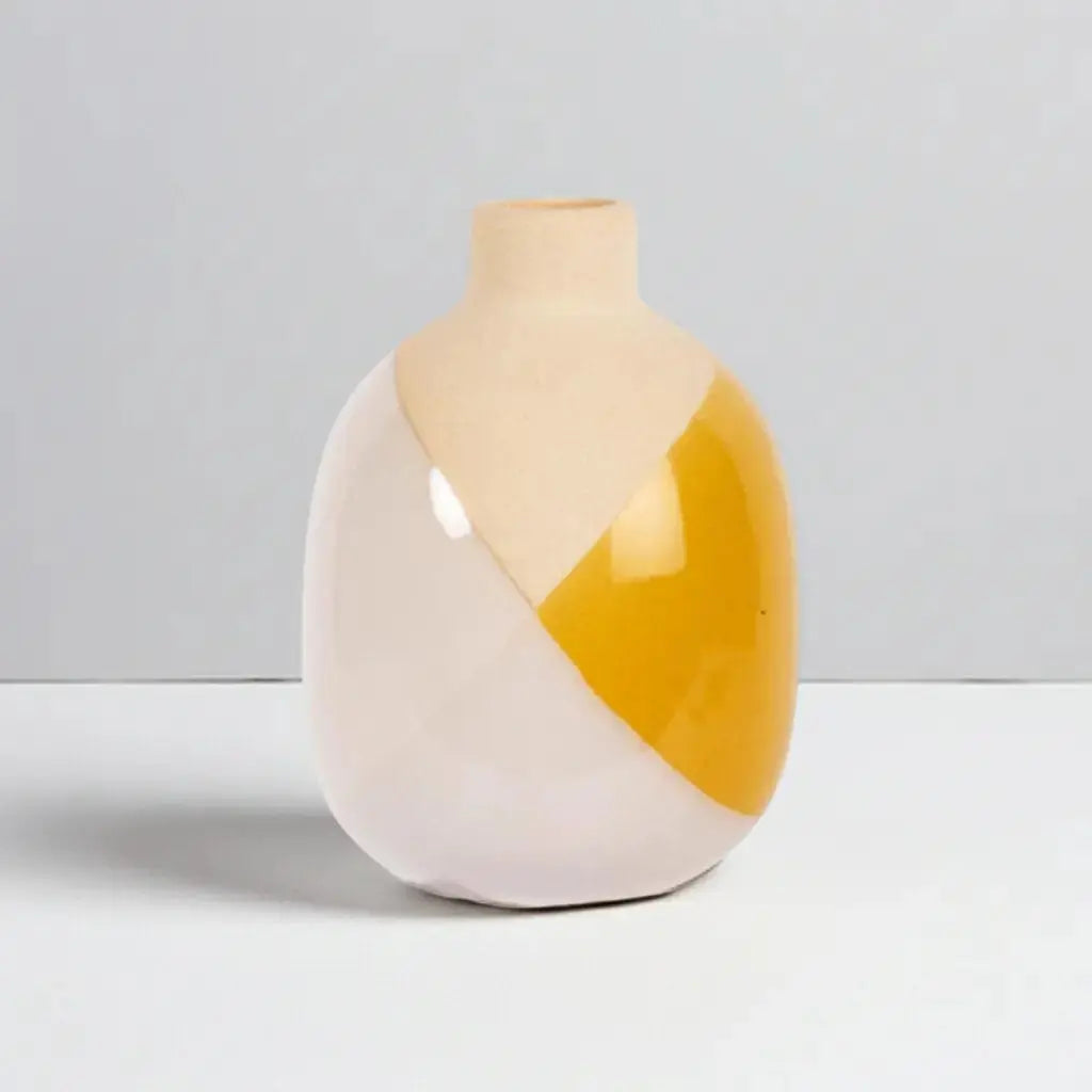 Dipped Glazed Bud Vase Maeve Toys Ziya Blue