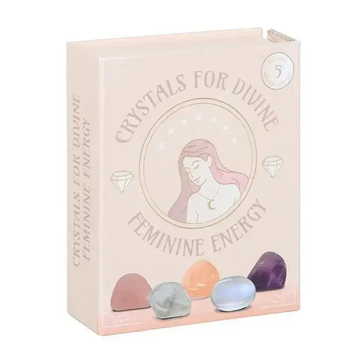 Divine Feminine Energy Crystal Set | Goddess Toolkit & 5 Crystals Something Different Ziya Blue