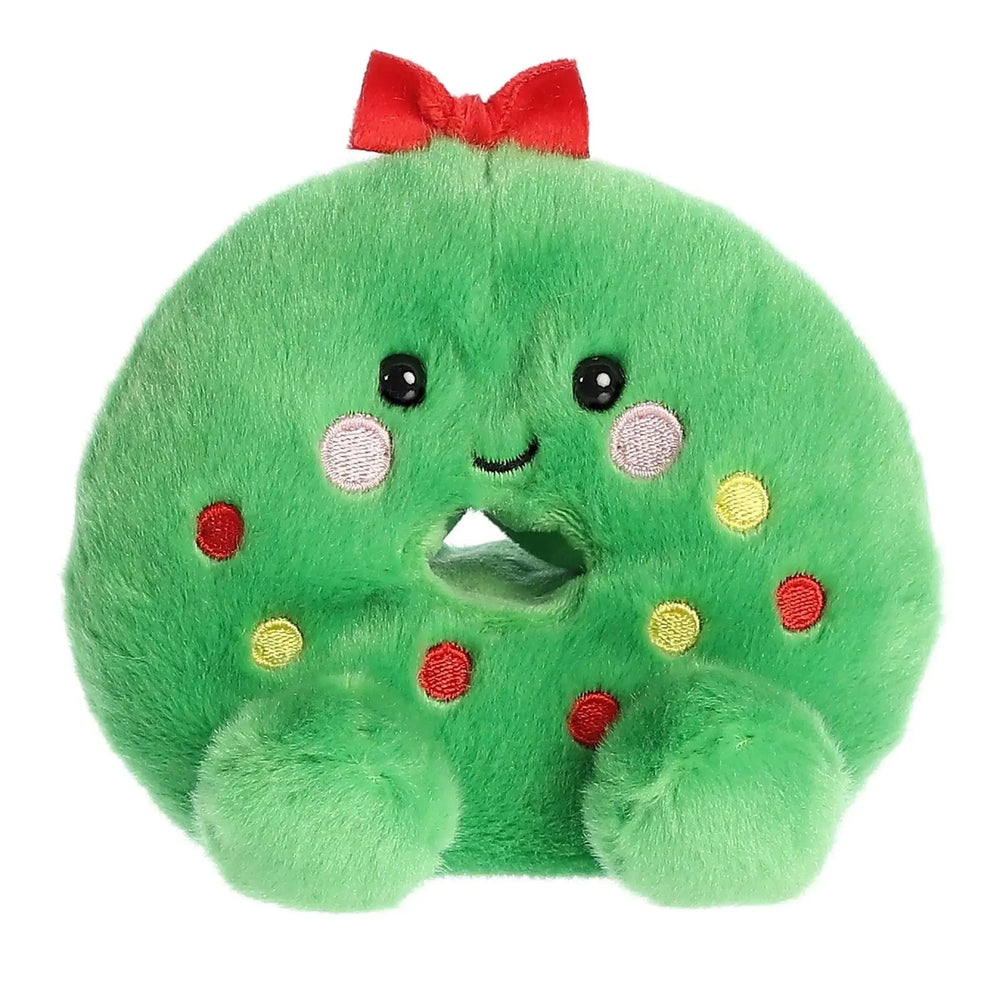Dot Wreath Palm Pals Plush Aurora Ziya Blue