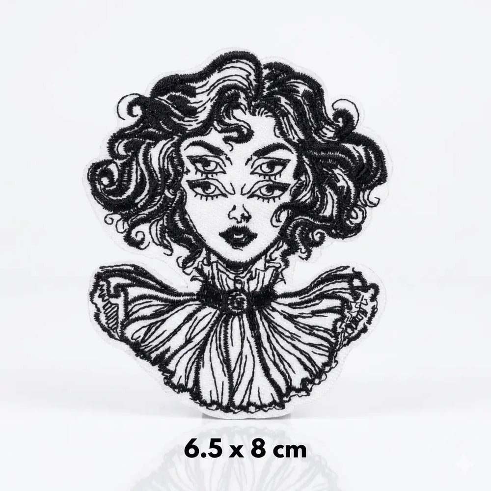 Double Eyes Lady Patch Ziya Blue Ziya Blue