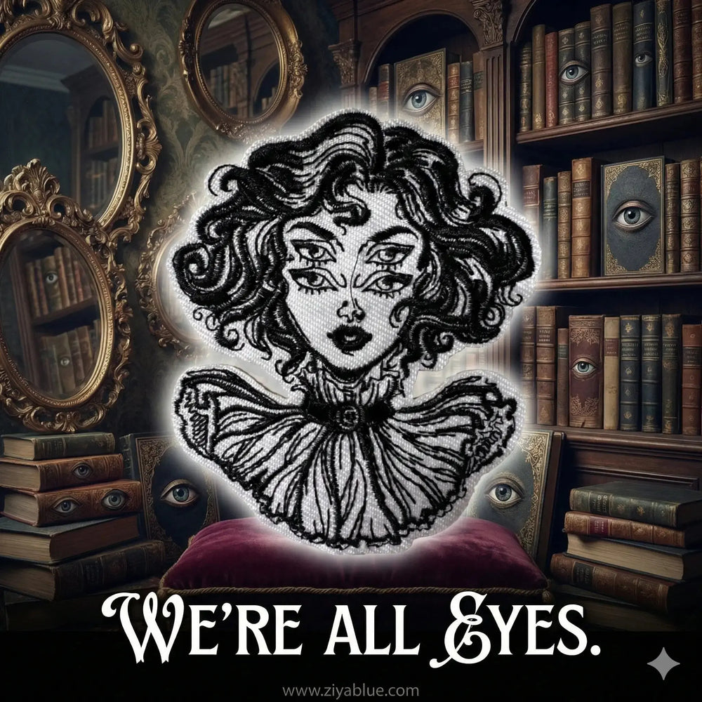 Double Eyes Lady Patch Ziya Blue Ziya Blue