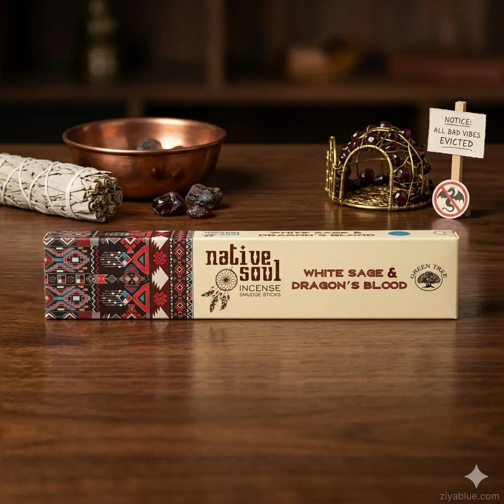 Dragons Blood Incense Sticks | Native Soul White Sage  Ziya Blue