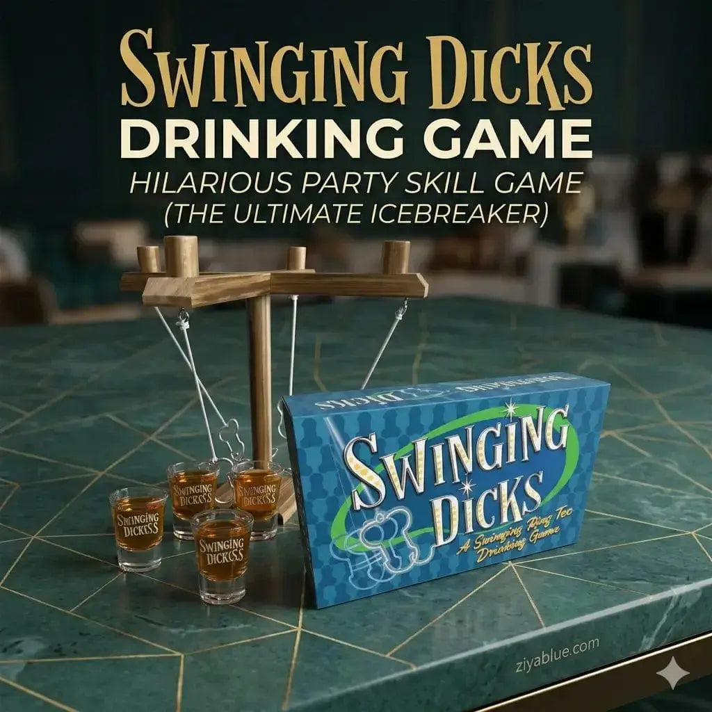 Drinking Game | Swinging Dicks Hilarious Party Skill Game Little Genie Productions Ziya Blue
