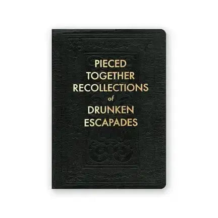 Drunken Escapades Journal: The Witty Party Diary The Mincing Mockingbird Ziya Blue