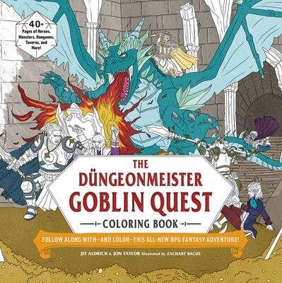 Dungeonmeister Goblin Quest Coloring Book Book Depot Ziya Blue