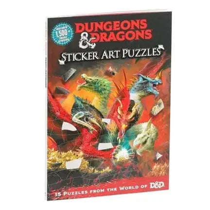 Dungeons & Dragons Sticker Art Puzzles Book Depot Ziya Blue