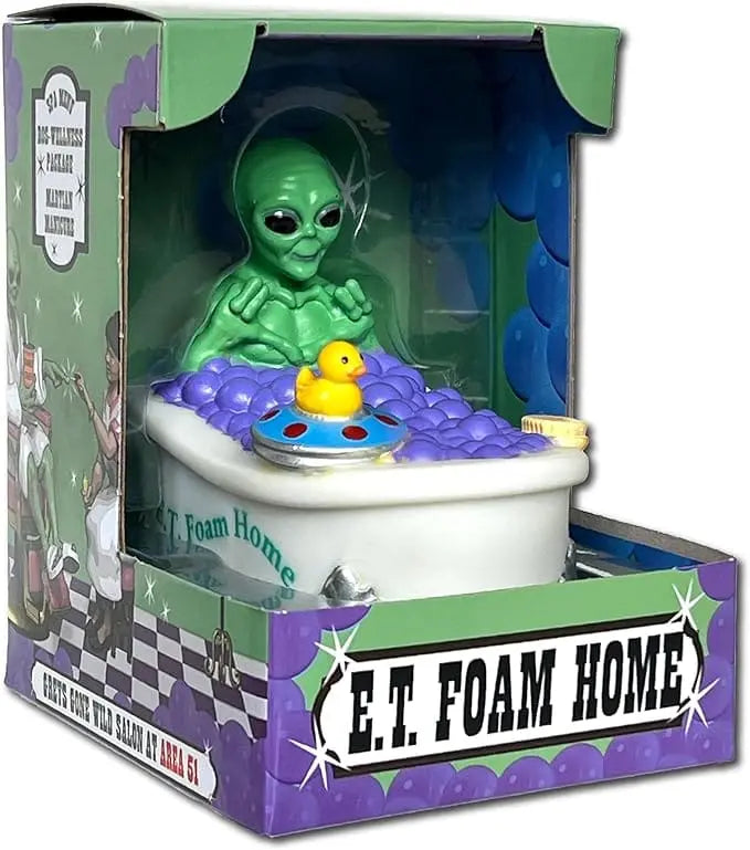 ET Foam Home Alien Duck: Outer Space Bath Toy Celebriducks Ziya Blue