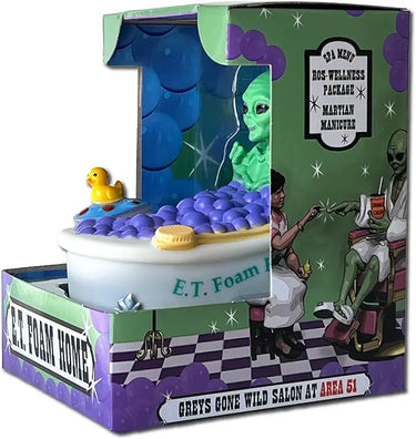 ET Foam Home Alien Duck: Outer Space Bath Toy Celebriducks Ziya Blue