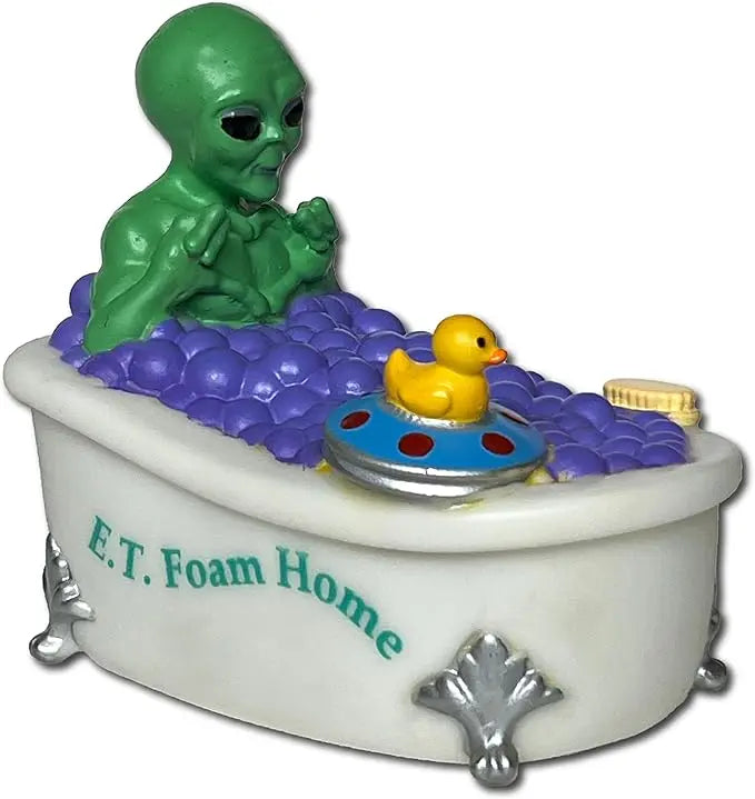 ET Foam Home Alien Duck: Outer Space Bath Toy Celebriducks Ziya Blue