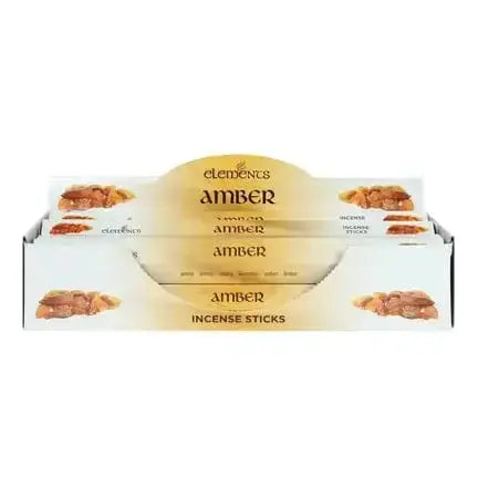 Elements Amber Incense Sticks: Premium Scents Maeve Toys Ziya Blue