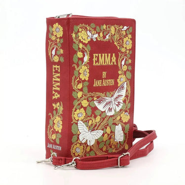 Emma Book Clutch – Jane Austen Literary Crossbody Bag COMECO INC Ziya Blue