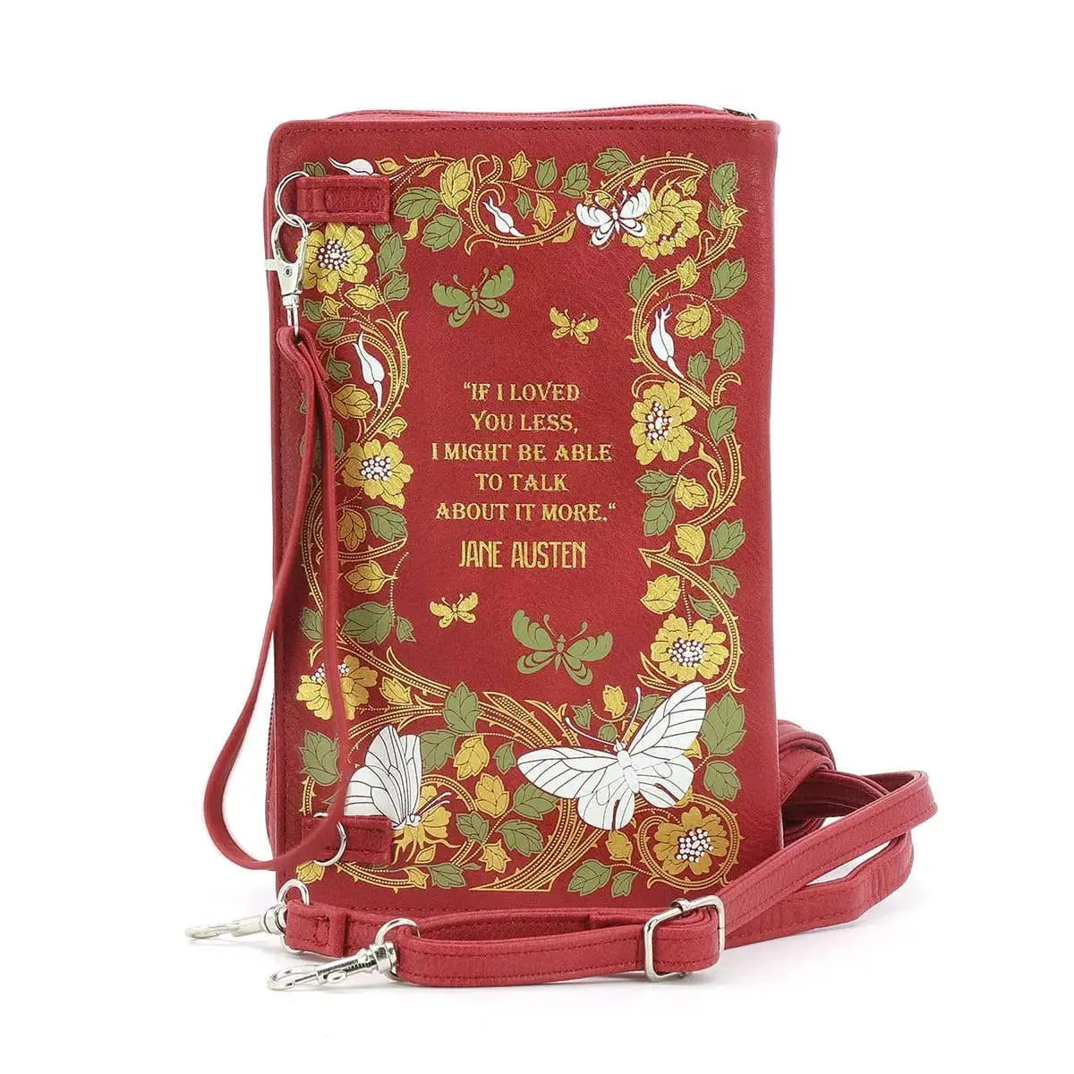Emma Book Clutch – Jane Austen Literary Crossbody Bag COMECO INC Ziya Blue