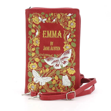 Emma Book Clutch – Jane Austen Literary Crossbody Bag COMECO INC Ziya Blue