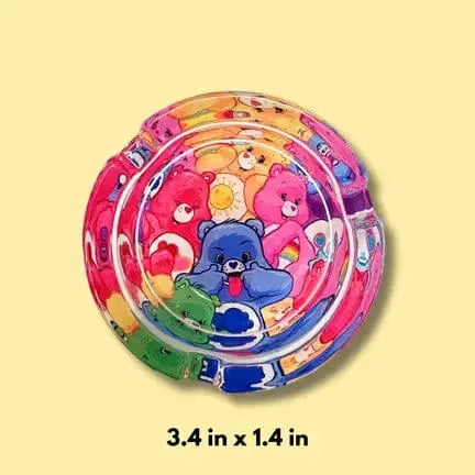 Emotional Support Bear Ashtray - Whimsical Glass Decor Ziya Blue Ziya Blue
