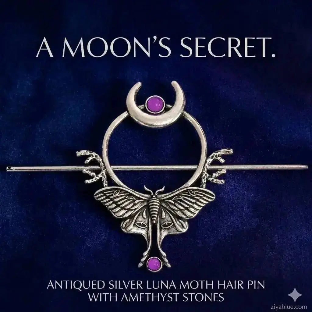 Enchanted Butterfly Hair Pins: Embrace Your Inner Woodland Goddess! 🦋🌙 Ziya Blue Ziya Blue