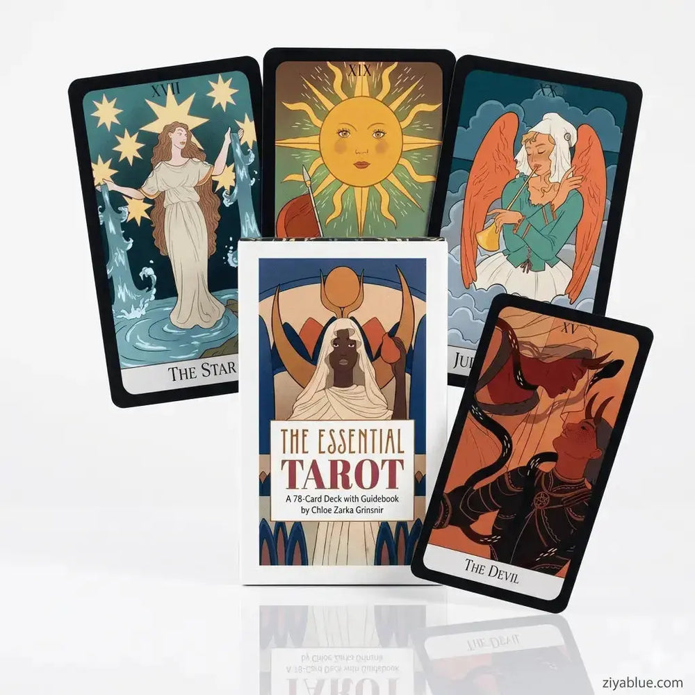 Essential Tarot Card Deck: Mini Edition  Ziya Blue