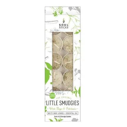 Eucalyptus Little Smudgies Candles: 12-Pack Aromatic Set 🕯️✨ Maeve Toys Ziya Blue