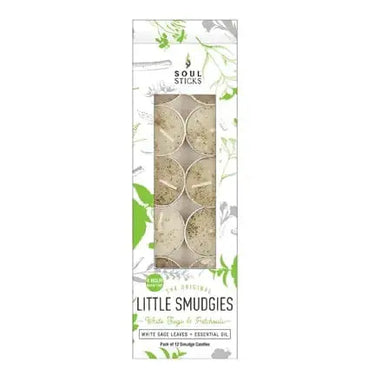 Eucalyptus Little Smudgies Candles: 12-Pack Aromatic Set 🕯️✨ Maeve Toys Ziya Blue