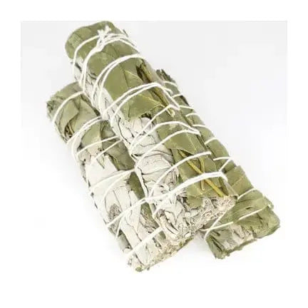 Eucalyptus Sage Smudge Stick (4") Designs by Deekay Ziya Blue