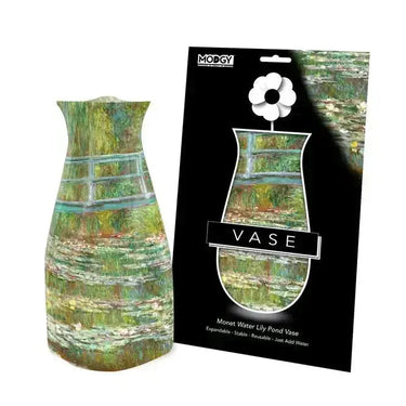 Expandable Plastic Vase: Flat-to-Fab Flower Holder Modgy Ziya Blue