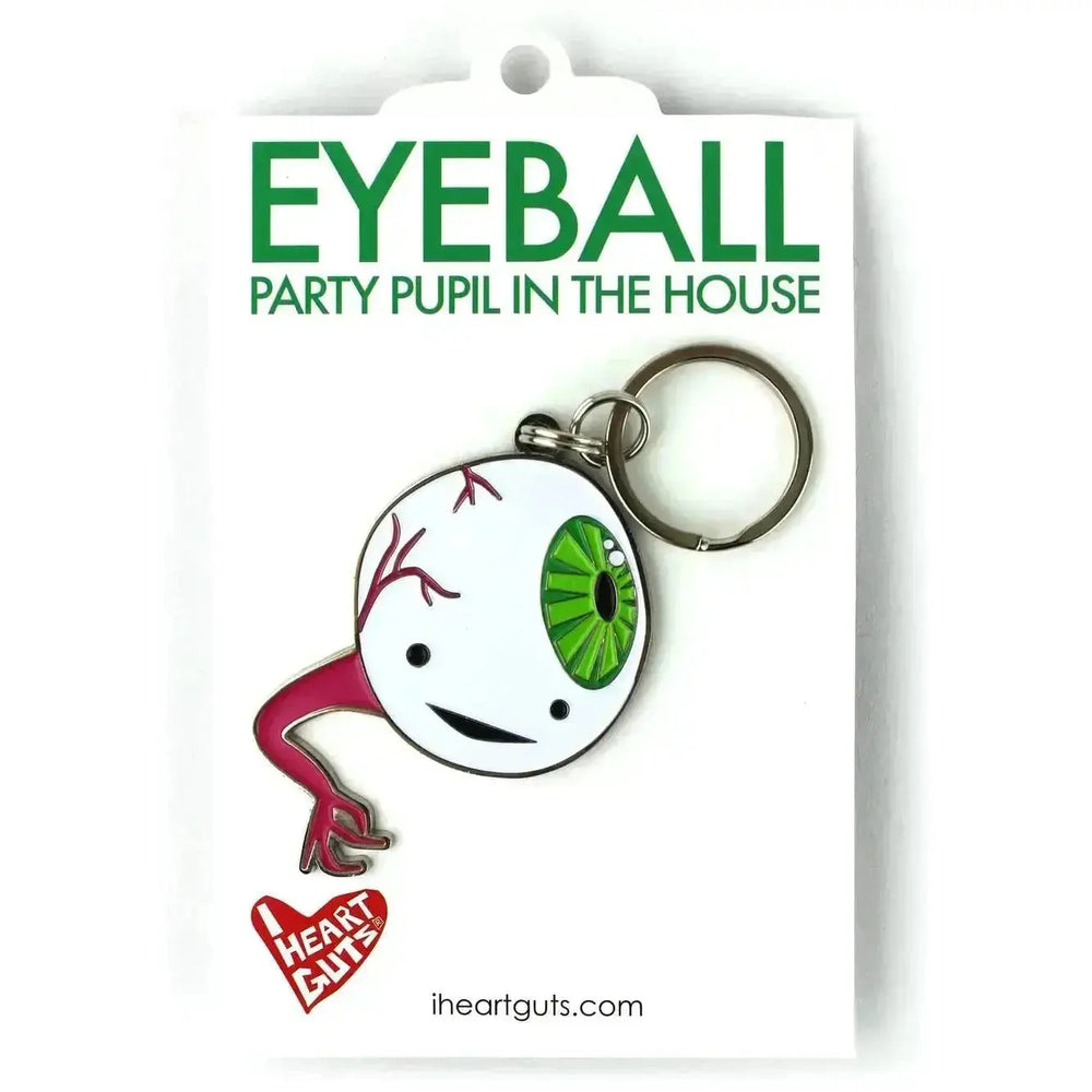 Eyeball Keychain | Party Pupil Anatomy Charm I Heart Guts Ziya Blue