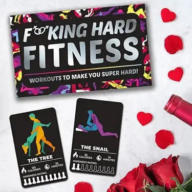 F*cking Hard Fitness Card Pack Gift Republic Ziya Blue