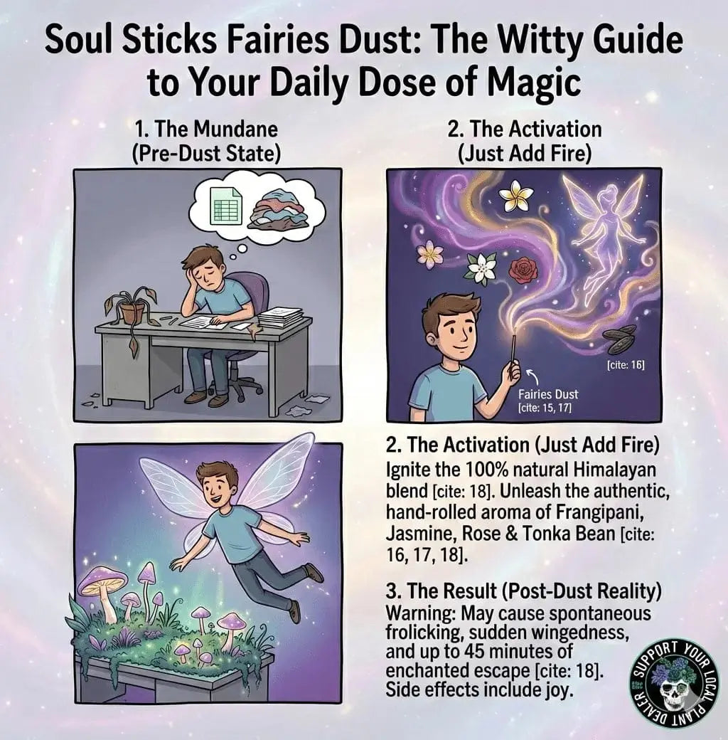 Fairies Dust Masala Incense Designs by Deekay Inc. Ziya Blue