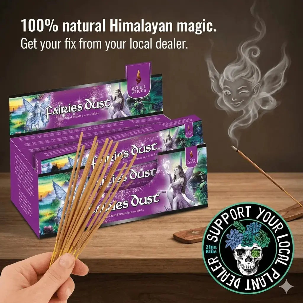 Fairies Dust Masala Incense Designs by Deekay Inc. Ziya Blue