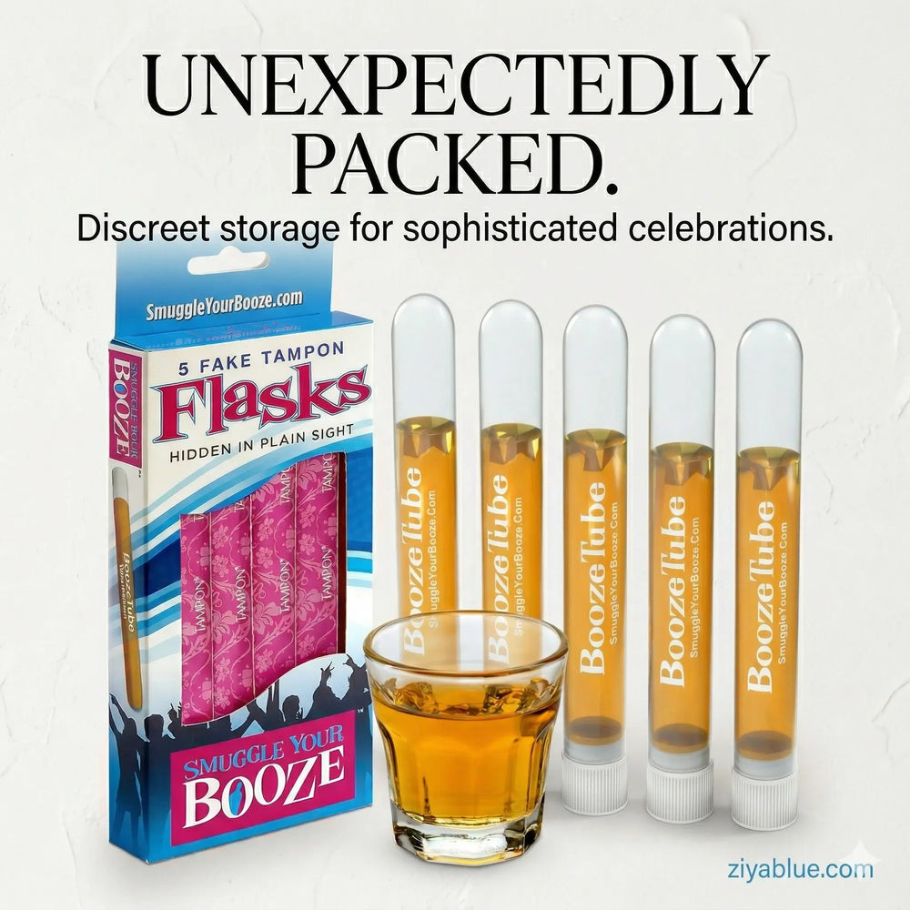 Fake Tampon Booze Tubes: The Ultimate Secret Flasks  Ziya Blue