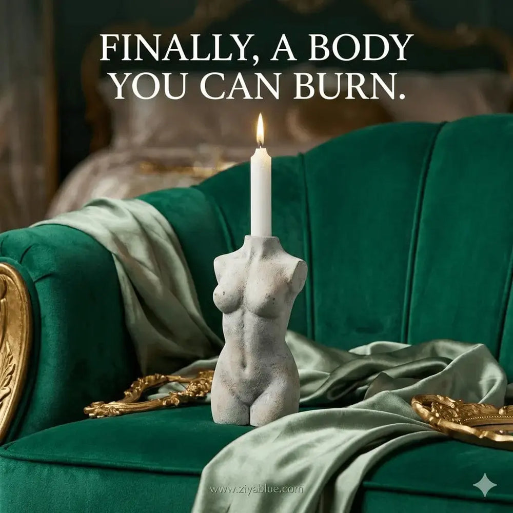 Female Torso Taper Holder Abbott Ziya Blue