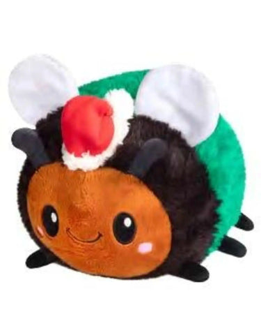 Festive Bumblebee Squishable Plush: The 7" Holiday Toy Squishables Ziya Blue