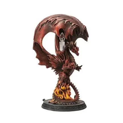 Fire Dragon Lamp - The 15-Inch "Lair-Lighting" Masterpiece Pacific Giftware Ziya Blue