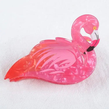 Flamingo Hair Claw | Vibrant Tropical Pink Accessory Ziya Blue Ziya Blue