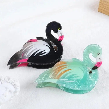 Flamingo Hair Claw | Vibrant Tropical Pink Accessory Ziya Blue Ziya Blue