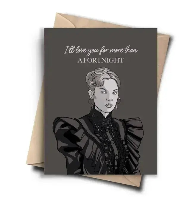 Fortnight Anniversary Card: Pop Culture Love Greeting Pop Cult Paper Ziya Blue