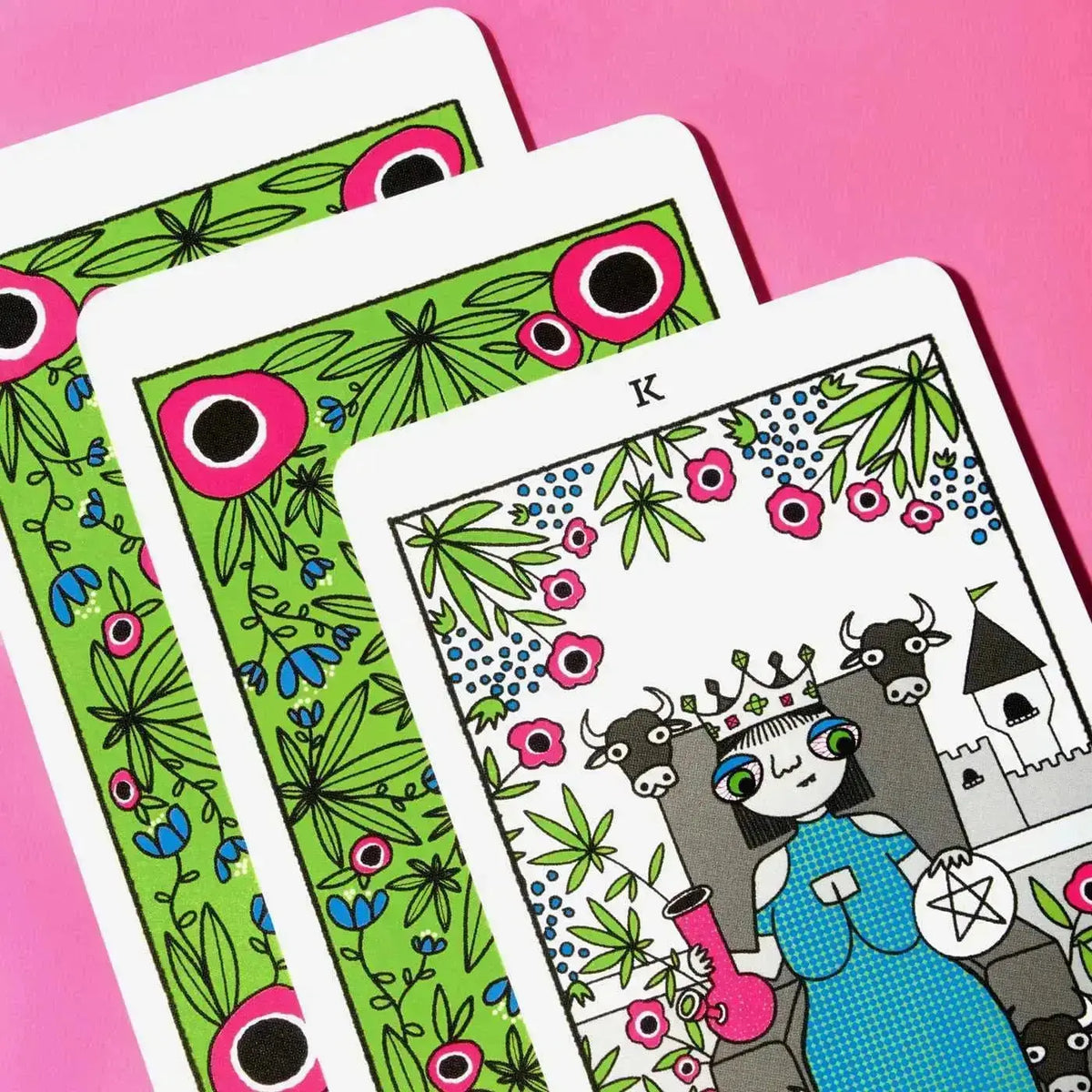 Four Twenty Tarot: Mini Edition (78-Card Deck)  Ziya Blue