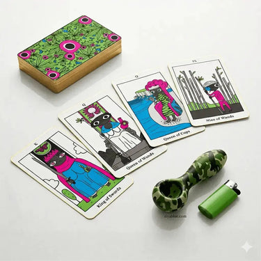 Four Twenty Tarot: Mini Edition (78-Card Deck)  Ziya Blue